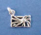 sterling silver Links of London Bow Clutch Bag purse charm