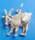 sterling silver antiqued goat charm