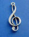 sterling silver music charm