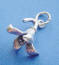 sterling silver lily charm