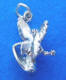 sterling silver 3-d fairy godmother charm