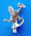 sterling silver 3-d fairy godmother charm