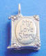 sterling silver my love story book charm