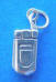 sterling silver 3-d cell phone opens charm