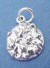 sterling silver chocolate chip cookie charm