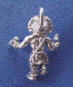 sterling silver 3-d indian sun dancer charm