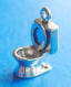 sterling silver toliet charm