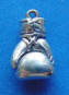 sterling silver 3-D boxing glove charm