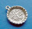 sterling silver 3-d pie crust charm