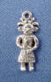 sterling silver mardi gras indian new orleans wedding cake charm