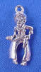 sterling silver 3-d cowboy charm