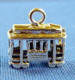sterling silver 3-d streetcar charm