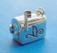 sterling silver 3-d mailbox charm that opens