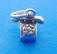 sterling silver petite telephone charm