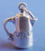 sterling silver coffee pot charm