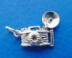sterling silver camera charm