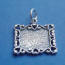 sterling silver picture frame charm