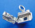 sterling silver camera charm that opens with a birdie inside