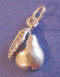 sterling silver pear charm