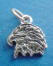 sterling silver eagle head charm