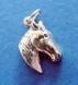 sterling silver horse head charm