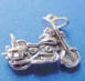 sterling silver motorcycle charm