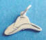 sterling silver cowboy hat charm