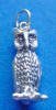 sterling silver owl charm