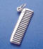 sterling silver hair comb charm
