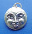 sterling silver full moon charm