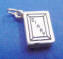 sterling silver diary charm