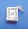 sterling silver diary charm