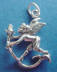 sterling silver fairy on vine charm