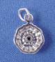 inside view of 3-d sterling silver bunt cake pan charm