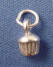 sterling silver small 3-d cupcake charm