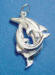sterling silver dolphins charm