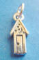 sterling silver outhouse charm
