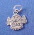 sterling silver peace angel charm