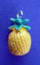 sterling silver 3-d bright yellow and green enamel thomas sabo pineapple charm