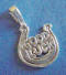 sterling silver good luck horseshoe charm