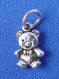 hill tribe silver teddy bear charm