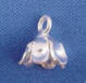 3-d hill tribe silver blossom charm