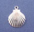sterling silver thin oyster charm