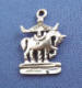sterling silver carousel horse charm for bridesmaid charm cake ribbon pull