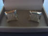 sterling silver cufflinks come in cufflink boxes for easy gift-giving.