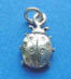 sterling silver lady bug charm