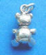 sterling silver 3-d teddy bear charm