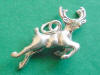 sterling silver deer charm