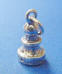 sterling silver chess pawn charm