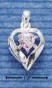 sterling silver june heart birthstone charm